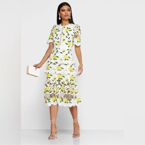 Just Me Lace Floral Dress